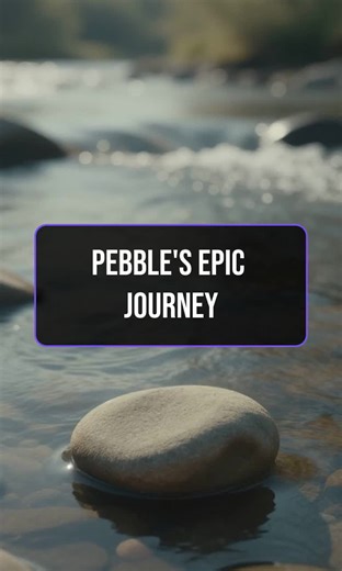 Discover the secret life of pebbles! #PebbleTales #NatureWonders
