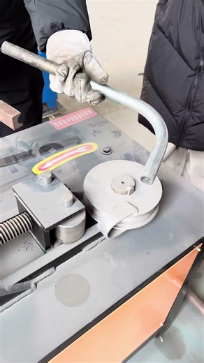 Angle-adjustable tube bending machine #RoundPipeBendingMachine#TubeBendingMachine