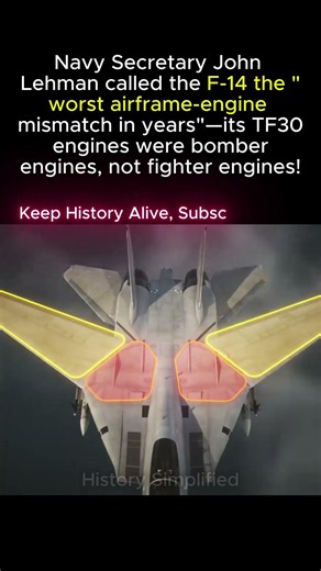Navy Secretary: F-14 Was 'WORST Airframe-Engine MISMATCH In Years.' TF30 Was AWFUL.