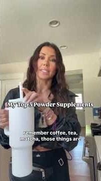 The 3 powder supplements I use EVERY single day — non-negotiable 👇 💧@drinklmnt