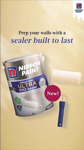 Protect Walls with Nippon Paint Odour-less Ultra Wall Sealer