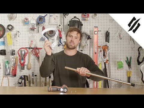 How to Use the Locking Bolt on a Non-Metal 2 Lacrosse Shaft | Mark 2V | StringKing