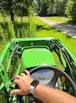 First Time Using My Bush Hog! This Brush Didn’t Stand a Chance 🚜🌿 #Shorts