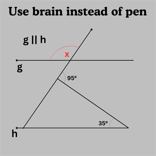 Basic mathematics Triangle problem algebra tricky problem #mathteacher #mathlover #mathfun #algebra