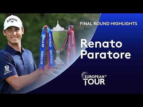 Renato Paratore wins the 2020 Betfred British Masters | Final Round Winning Highlights