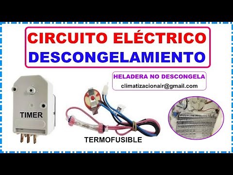 🌍✔ CÓMO REPARAR REFRIGERADOR CON FREEZER QUÉ TIENE DEMASIADO HIELO ➡CIRCUITO ELÉCTRICO CON TIMER