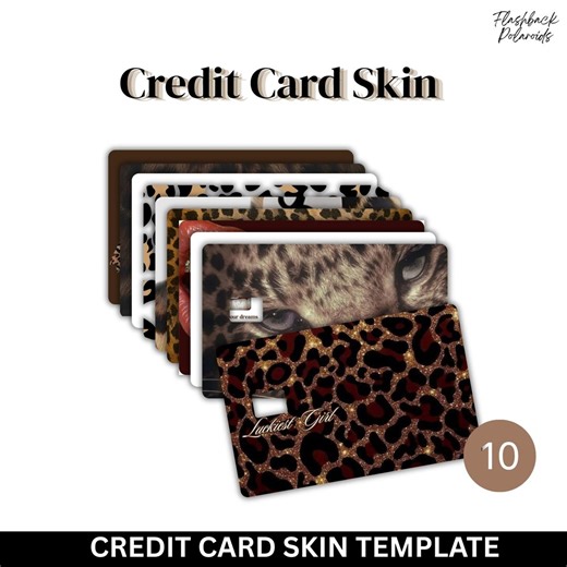 Print Credit Card Skin, Cheetah Debit Card Sticker Aesthetic Animal Print Card Cover, DIY Credit Card Wrap, Debit Card Cover Cricut Cut File - Etsy