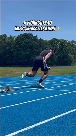 4 Workouts To Improve ACCELERATION ⚡️ #sprinting #athlete #trackandfield #workoutroutine #speed