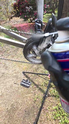 ロードバイクを洗車
