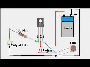Emergency LED Light Circuit using LDR || Automatic LED Emergency Light Circuit