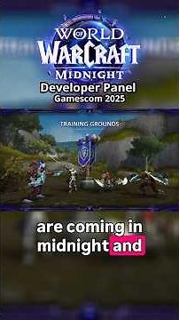 Training Grounds PvP Mode Revealed in WoW: Midnight | Gamescom 2025 #worldofwarcraft #shorts