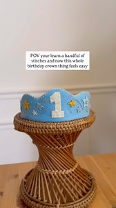 Go from “zero sewing skills” to “I made that” 🪡 The Birthday Crown Kit is a beginner friendly tutorial with video instruction and pdf patterns that will have you making your first (of many) birthday crowns 👑 Handmade, heartfelt gifts for the special little people in your life 🤍 Just comment LEARN below for the link to view everything that’s included 💫 #createmore #handmadegifts #feltcrafts #birthdaycrown #birthdaytradition #feltcraft #feltcrown #waldorfinspired #handembroidery #handsewing #1