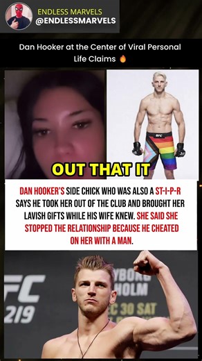 Dan Hooker at the Center of Viral Personal Life Claims 🔥 #ufc