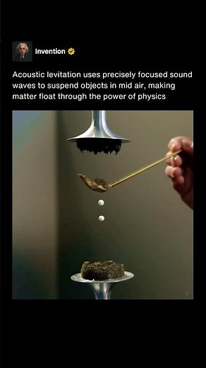 Objects Floating on Sound Waves – The Magic of Acoustic Levitation 🎶✨ #shorts