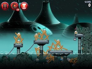 Angry Birds Star Wars 2 Level P4-8 Rise of the Clones 3 Star Walkthrough
