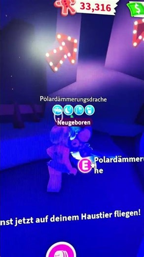 #roblox #adoptme neues Pet bekommt Fly Potion ￼