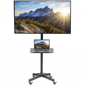 VIVO Mobile TV Cart for 13" to 60" LCD LED Plasma Flat Panel | Stand with Wheels