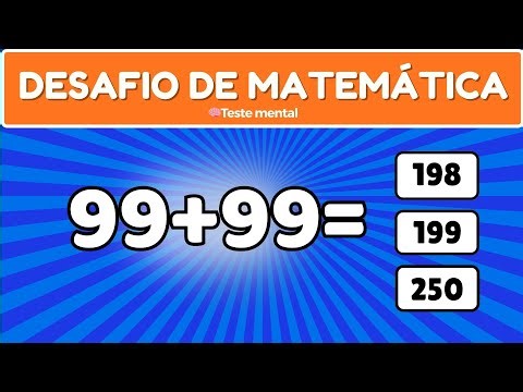 ✅Quanto É? | 99 + 99 = ? Você Acerta Essa Conta? #matematicabásica #quiz #estacaoquiz