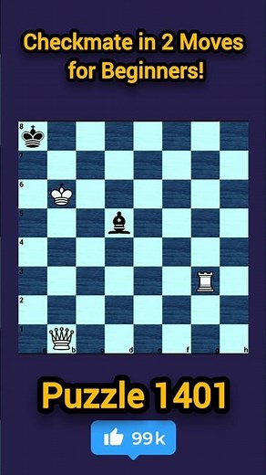 Checkmate in 2 Moves for Beginners! #chess #shorts