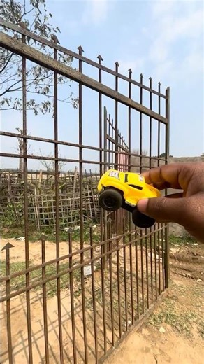 Yellow magnet remote control car full power test #shorts