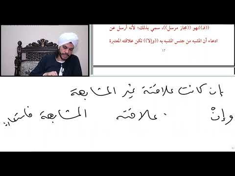 شرح العلامة الملوي على السمرقندية في علم البيان الدرس الرابع ج2