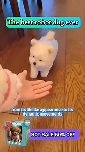 🐾 Meet Nicco - My Realistic Robot Puppy, the perfect companion for your kids! With its lifelike movements and sounds, Nicco mimics a real dog, offering endless interactive fun. Made from soft, safe plush material, this adorable robot puppy is perfect for cuddling while encouraging creativity and parent-child bonding. Durable, fun, and educational – Nicco is the ideal choice for family fun and a new furry friend that never needs feeding! 🐶❤️ Order now and bring the magic home! | Nattitudem