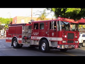 *Timberwolf Siren* LAFD Engine 13 (reserve) Responding