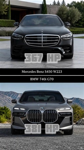 Mercedes-Benz S450 vs BMW 740i | Luxury Sedan Showdown! 👑 Which One Smells rich? #bmw #sclass #viral