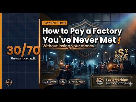 How to Pay a Factory Without Losing Your Money (First Order Guide)