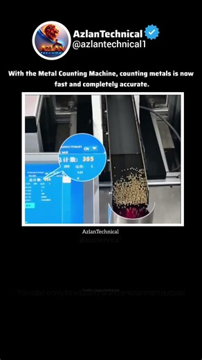 Metal Counting Machine | Fast and Accurate Metal Counting #technology for Factories and Warehouses