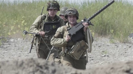 How It Feels to Fire from a Machine Gun Nest on D-Day