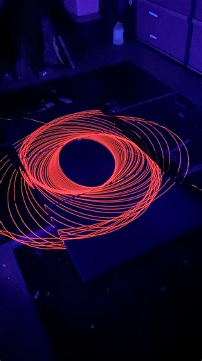 Neon Pendulum #art | Cole's Color