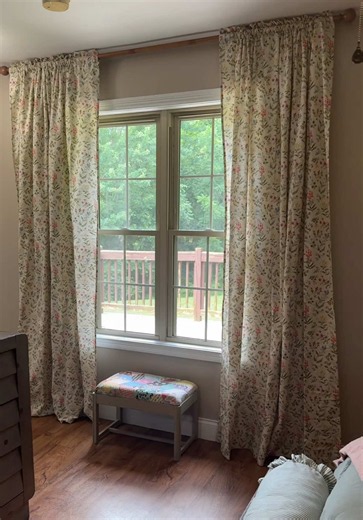 DIY Curtains from Tablecloths: Easy Cottagecore Curtain Tutorial