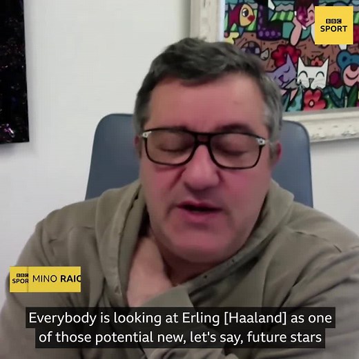 Will Erling Haaland be joining an English club in the summer? 🤔 This is what his agent Mino Raiola had to say... | Match of the Day
