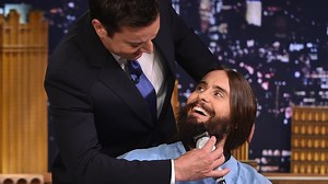 Watch! Jared Leto lets Jimmy Fallon trim his beard