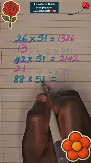 A master of Quick Multiplication Calculation #maths #mathstricks #tutorial #learning #youtube