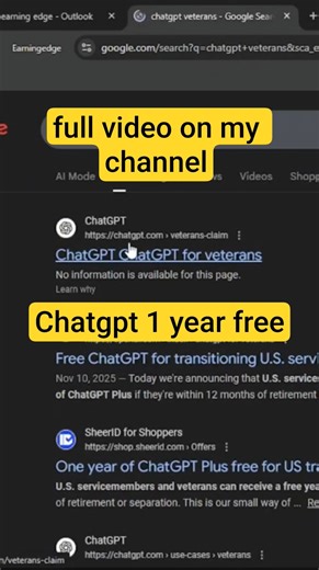 ChatGPT Plus 1 Year Free #chatgpt #1year #free #subscribe #fyp #shortfeed #chatgpt