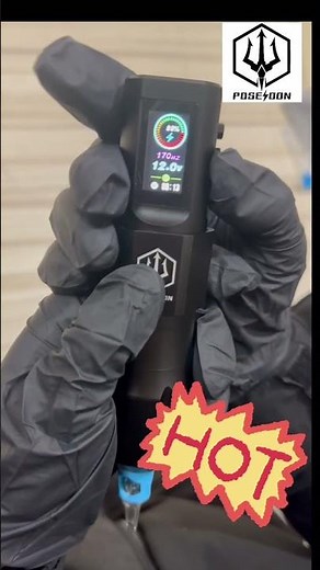 Poseidon wireless pen machine is available #tattoo #tattoomachine #tattoosupplies