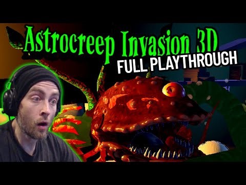 Astrocreep Invasion 3D by David Mills | Indie Horror Game | Full Playthrough