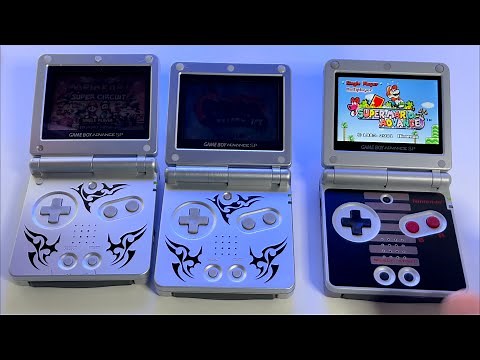 Gameboy Advance SP - IPS V2 display mod is stunning | How to install IPS display on Gameboy