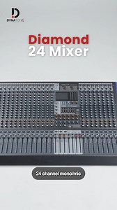 🎚️ Why doesn’t every performance sound professional? Because the right mixer makes all the difference. Meet the Diamond 24 Mixer by Dynatone Audio — 24 channels, 48V phantom power, 8 aux outputs, and total control for live, DJ, and studio setups. Crisp, clear, distortion-free sound—every time. 📞 9821520111 🌐 dynatoneaudio.com #DynatoneAudio #Diamond24 #ProAudio #AudioMixer #LiveSound StudioGear DJSetup | Dynatone.audio