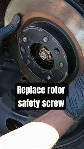 How to align your rotor don't forget the safety screw