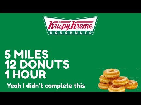 Krispy Kreme Challenge: Where Athletic Goals Meet Glazed Goals