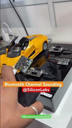 Bluetooth Channel Sounding Demo #SiliconLabs #ElectronicaIndia #BLE6