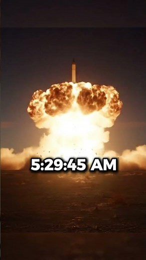 The First Atomic Bomb Explosion — July 16, 1945 ⚛️💥 | Trinity Test