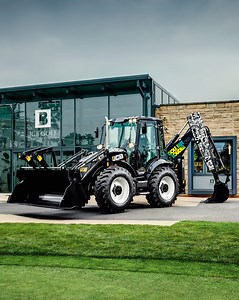 Aced it. The unique LIV Golf x #JCB 4CX PRO Backhoe Loader is being auctioned in aid of charity. T&Cs apply. Place your bid now: go.jcb.com/uhIiW. | JCB