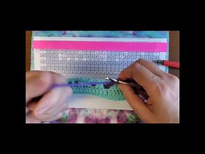 Overlay Mosaic Crochet - diagonal stitches