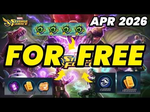 INSANE ANNIVERSARY RECAP! FOUR PROMO CODES! FREE GOLD, CORES & MORE! APR 2026 | MARVEL Strike Force