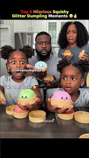 Top 5 Hilarious Squishy Glitter Dumpling Moments (Lucky People!) 😅✨