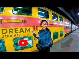 *First Experience* Double Decker Train Jaipur to Delhi Vlog | Ac Double Decker Train Inside View